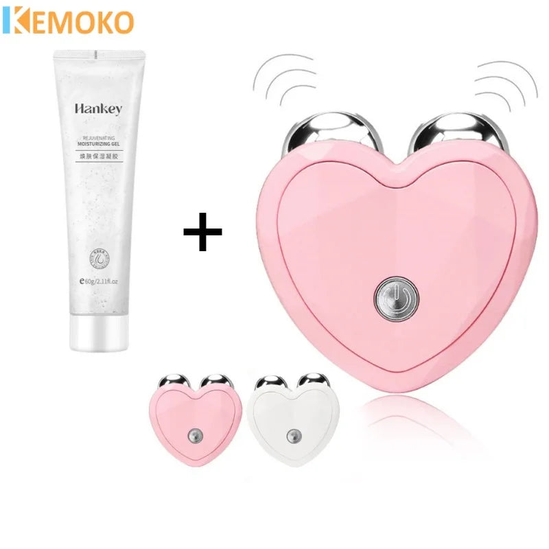 Mini portable microcurrent facial toning device