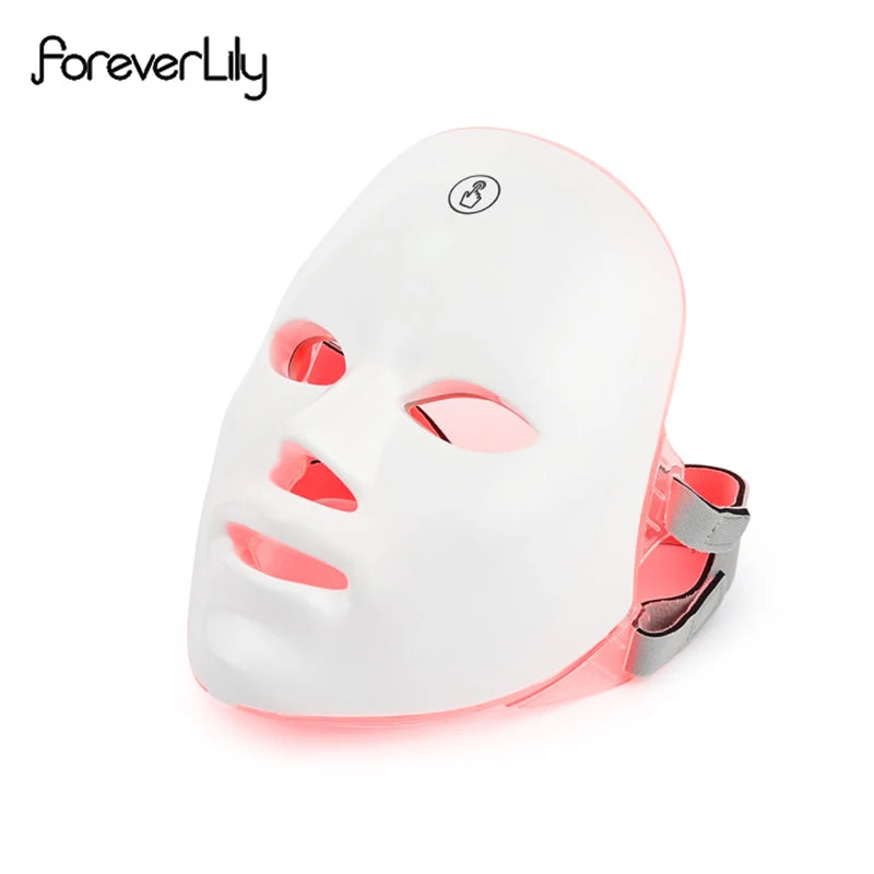 7-color LED light therapy face mask